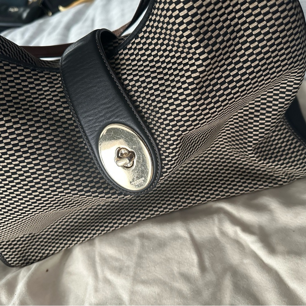 Coach Madison Carlyle Woven Shoulder Bag - Picture 10 of 10
